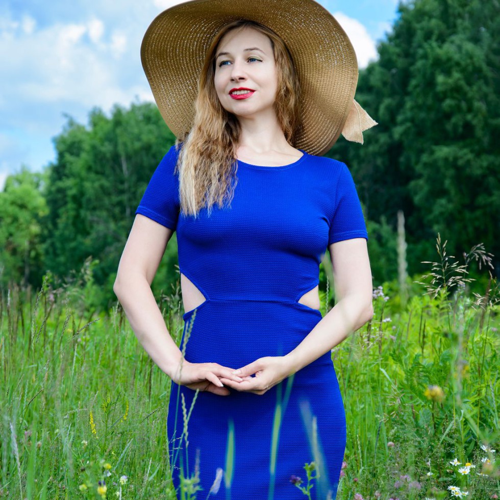 Tiered Cotton Midi Dress