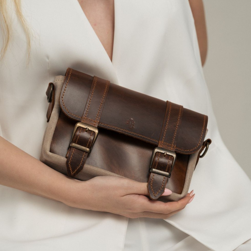 Leather Satchel Crossbody