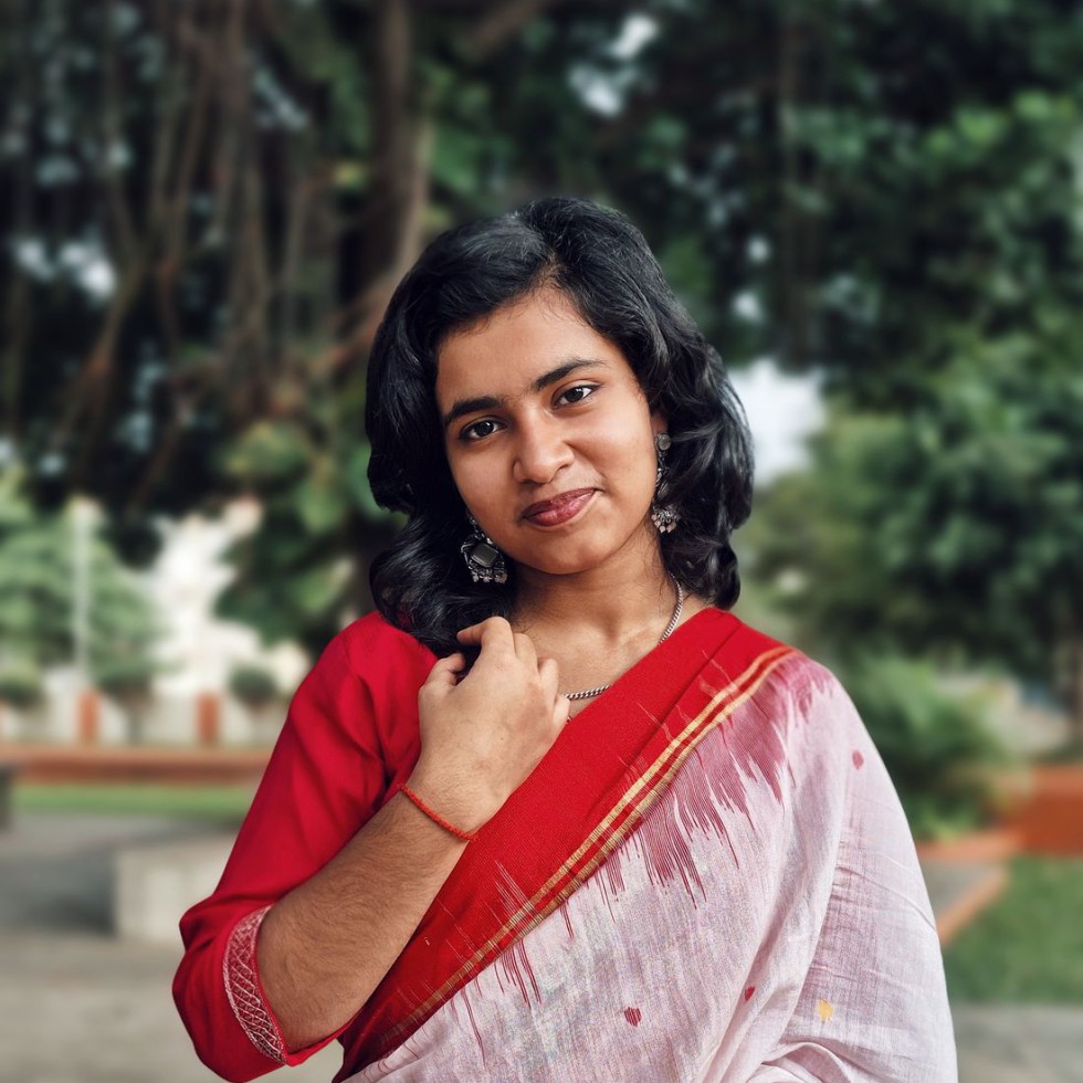 Silk-Blend Festive Saree